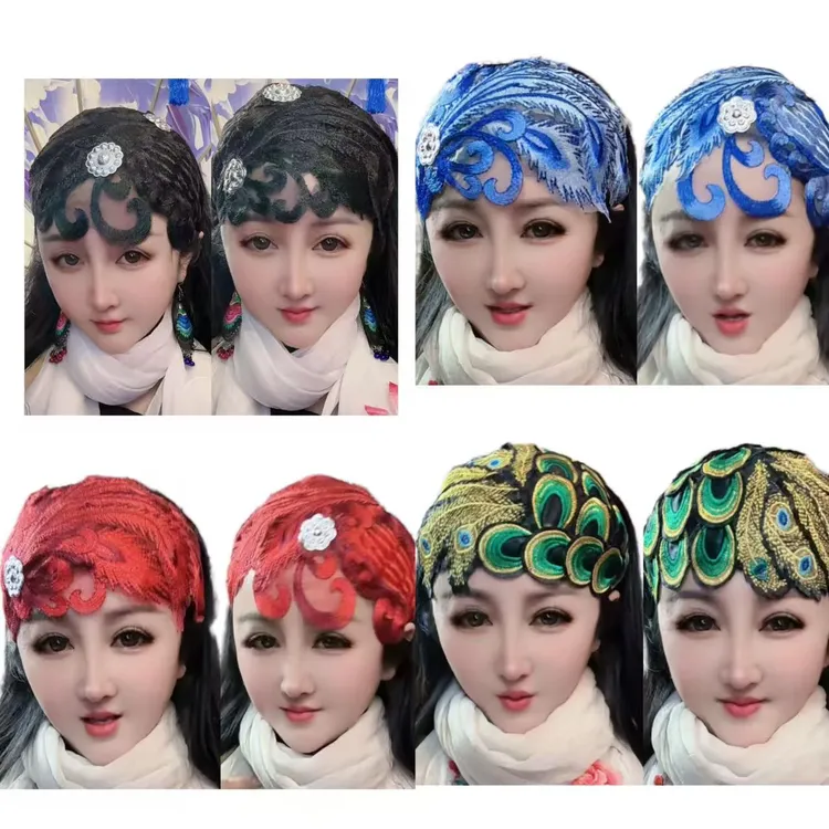 民族风羽毛凤尾发饰发箍