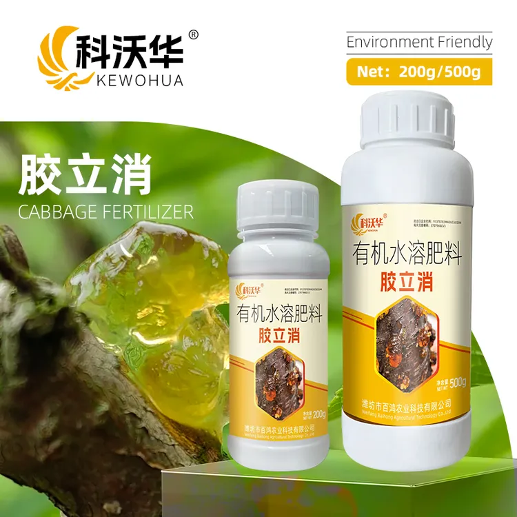 科沃华胶立消果树专用解决果树流胶枯萎腐烂穿孔一喷净有机水溶肥