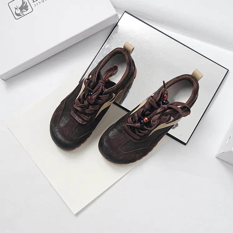 金雀绫【万有引力】运动休闲鞋增高时尚休闲鞋系带耐磨SZAK4XAM6292