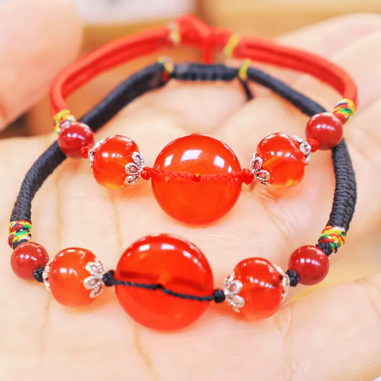 黄海涛青鱼石手工平安扣手链创意饰品成人礼物渔具用品