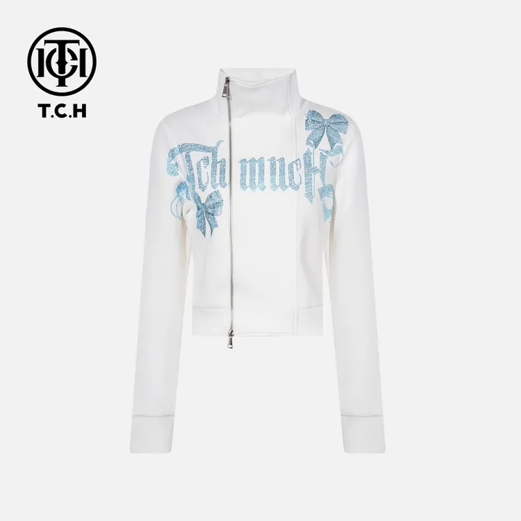 TCH私服烫钻工艺新时尚淑女百搭新潮流外套女T75C17E5010轻奢tch