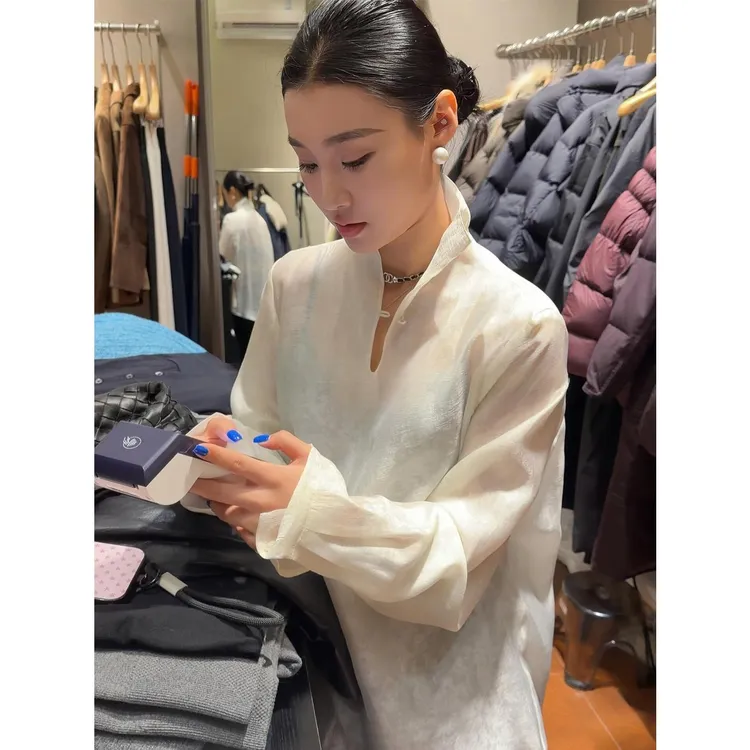 老钱风衬衫女2026春新款国风新中式轻奢减龄洋气复古休闲宽松上衣