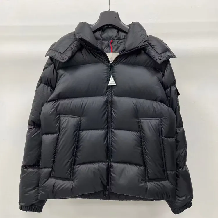未使用 MONCLER 25新款 盟克睐 Couyere黑色男款连帽羽绒服