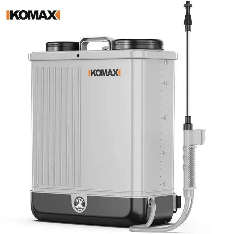 德国KOMAX电动喷雾器农用高压锂电池背负式消毒喷洒充电农药打药