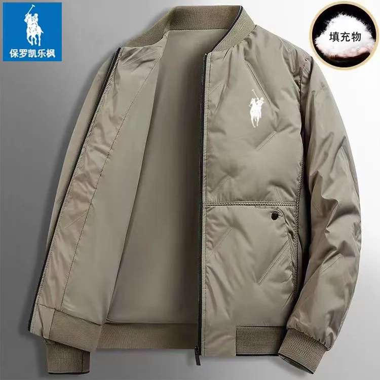 保罗凯乐枫棉衣冬季新款男士棉服潮牌帅气立领外套加厚面包服棉袄
