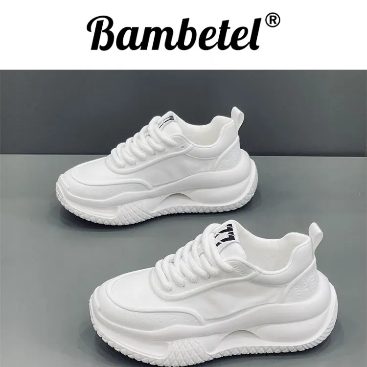 Bambetel时尚休闲鞋男鞋新款百搭厚底增高舒适透气时尚百搭休