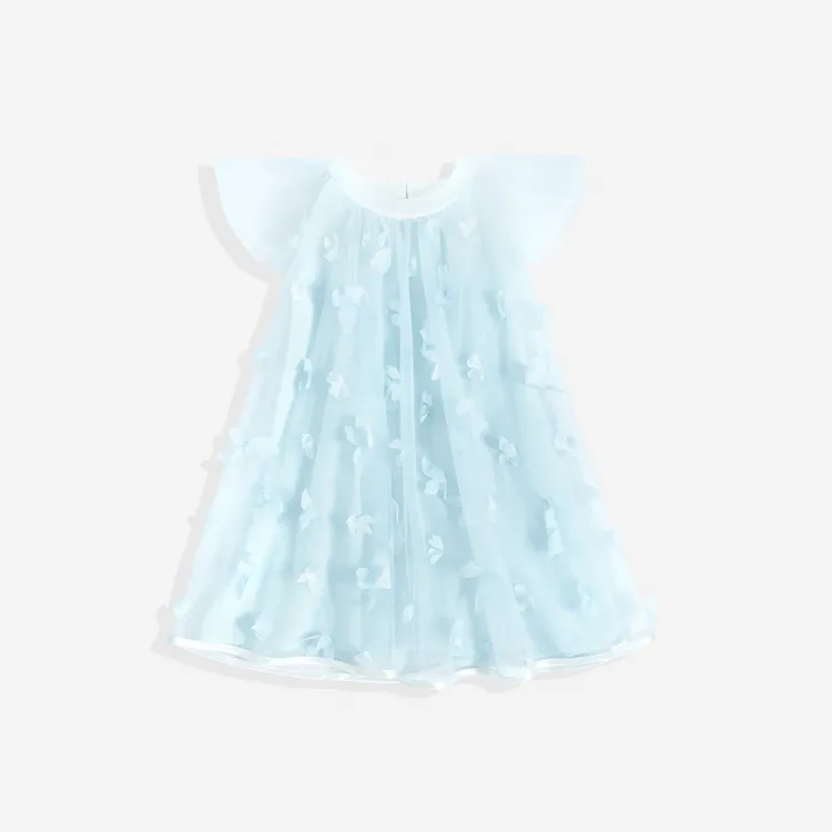【皇室童缘】2025夏季新款女童甜蕾丝甜美仙气公主裙17620477002