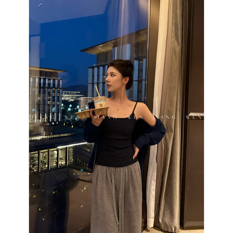 【许研同款系列】姜雯“自带胸垫”超正版型美背背心