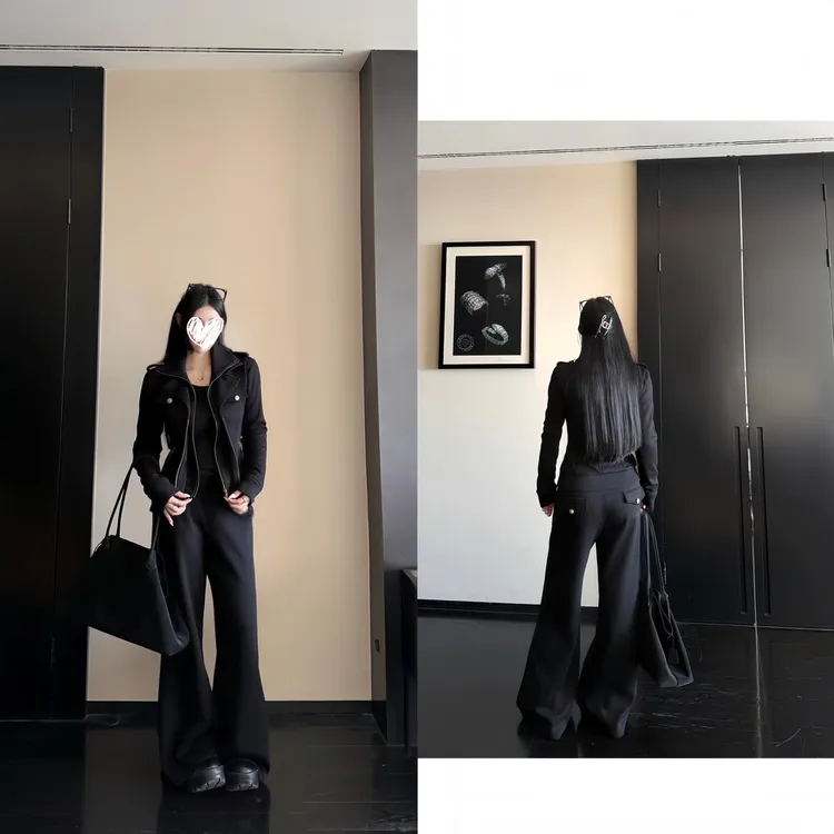 【两件套】冬季显瘦设计感假两件银狐绒加厚外套甜酷潮流炸街套装女