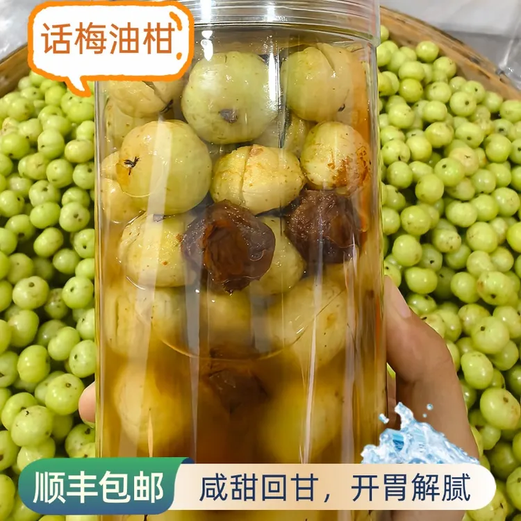 闽南特色话梅油柑腌制余甘果咸甜解腻开胃无添加现做现发顺丰包邮