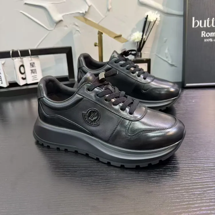 广州男鞋25秋季新款头层小牛皮轻便软底轻奢真皮透气商务休闲鞋