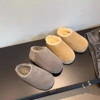 【欧货】卡皮巴拉 2024秋冬新款皮毛一体雪地靴保暖棉鞋 9983-01