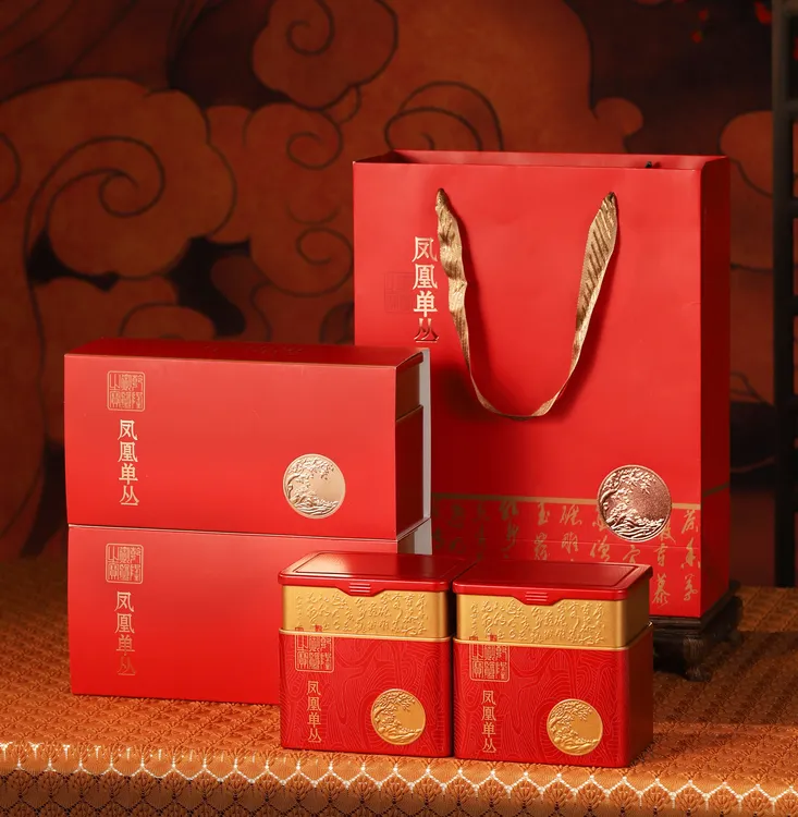 【东方红】浓香碳焙单丛凤凰单丛高山潮州工夫茶四小罐一斤礼罐装