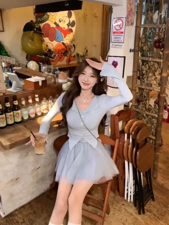 依依家大码女装春款套装可分开卖纯欲天花板显瘦百搭