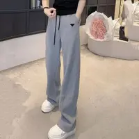 秋季新款潮流纯色时尚百搭直筒休闲裤2506