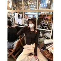 修身显瘦背心开衫两件套女初秋季设计感长袖T恤打底衫上衣#TZ9685