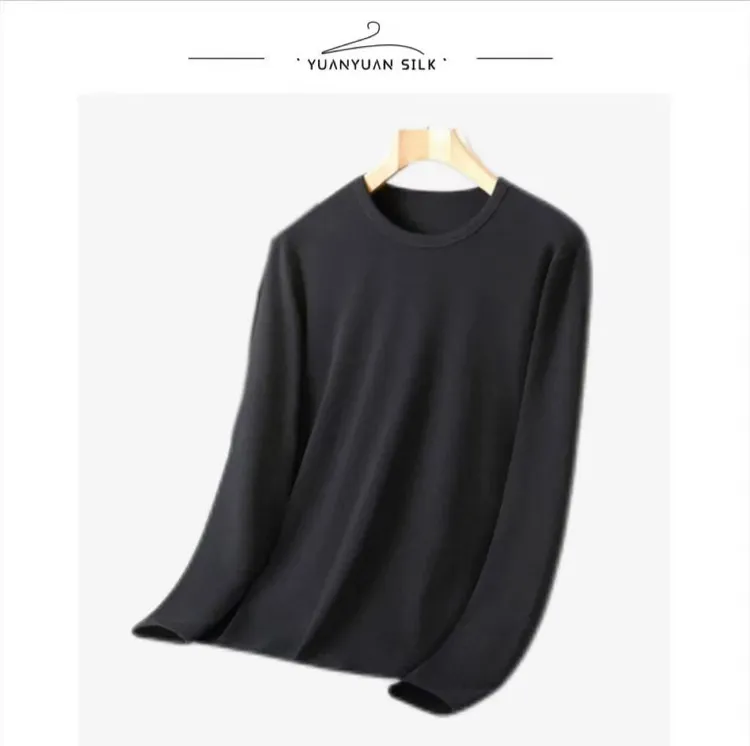 A 【圆领】强推！匹马棉舒服到心坎！纯进口匹马棉谷强捻工艺上衣q34