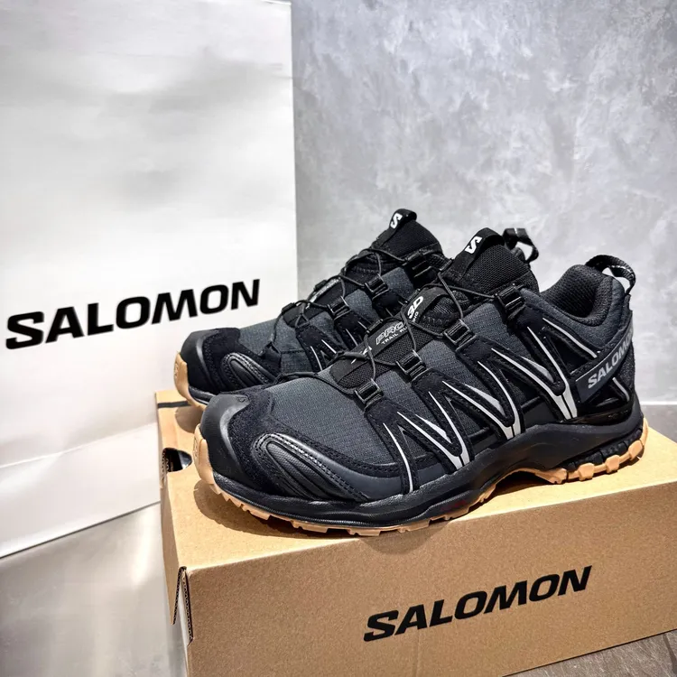 SALOMON萨洛蒙 XA PRO 3D黑色乌木色低帮户外功运动能跑鞋 472433