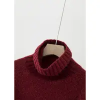 红花纱高领新年氛围冬针织衫ZZS4L0423