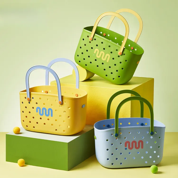 浴筐洗澡篮子手提浴室洗漱用品收纳筐高颜值长方形学生宿舍洗浴篮