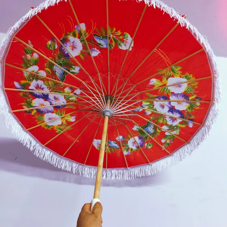 新款告闹花伞演出走秀拍照古装汉服道具伞