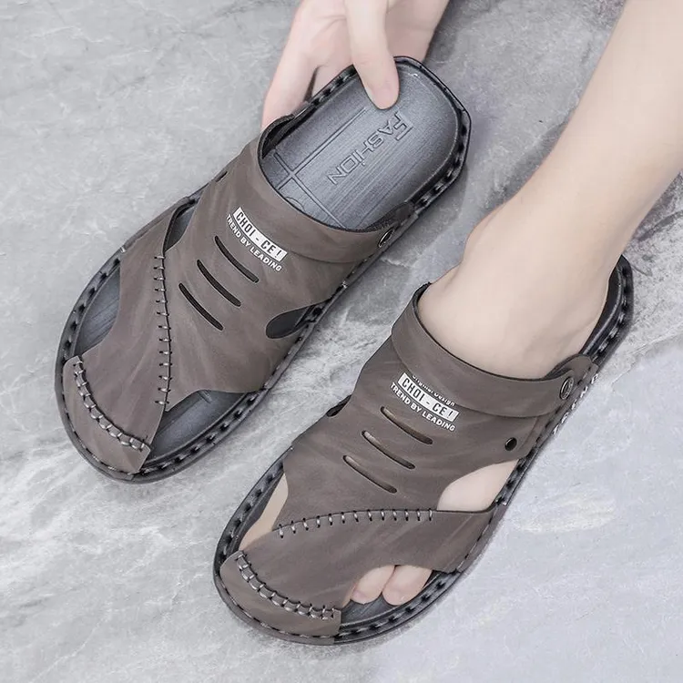 2025新款凉鞋男款夏季男士外穿防水包头运动沙滩休闲凉拖开车拖鞋
