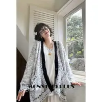 MoNvKiKiPlus2「季风语」大码微胖宽松复杂口袋加厚毛衣开衫#B213