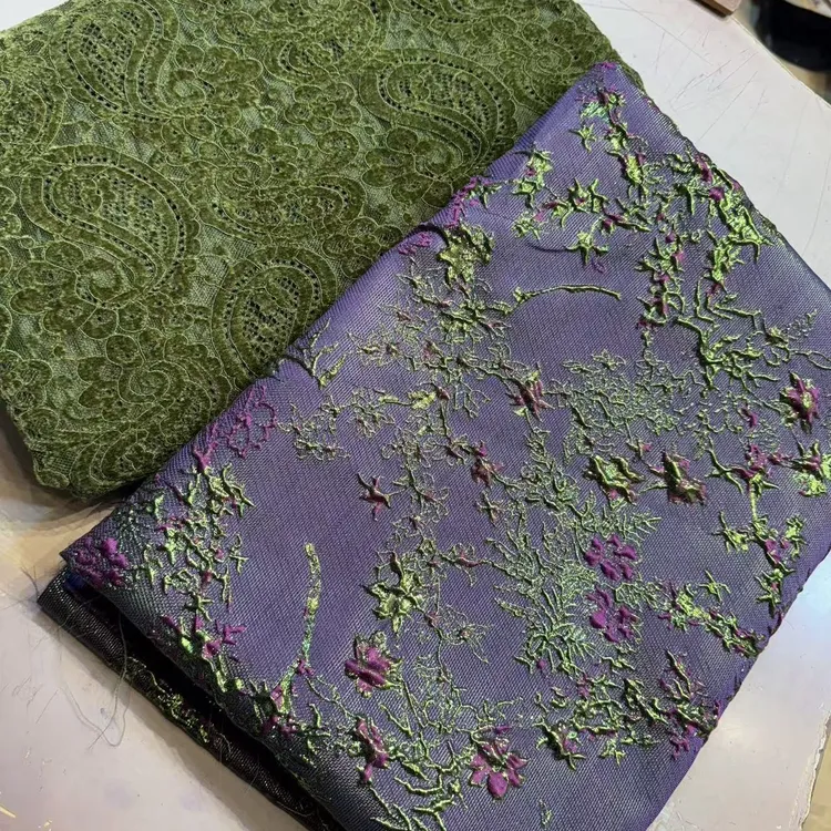 [搭配]سەيۋە رەڭ تور گۈللۈك رەخىت新款一套款贴花布料