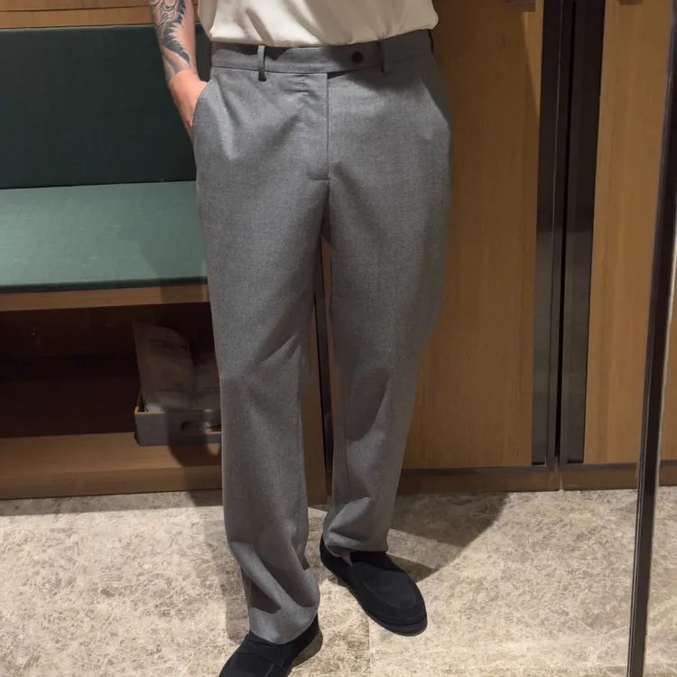 【诺可高定】秋上新系列100%进口羊毛私人定制休闲百搭西裤 6388