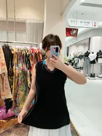 深圳3768南油高定蕾丝背心V领无袖上衣打底