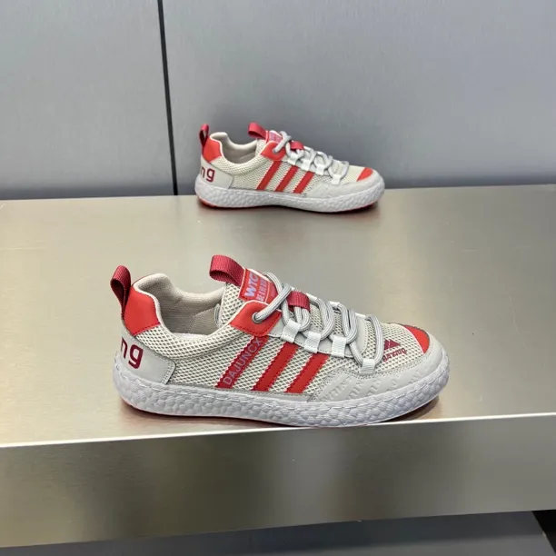 DJ夏季新款透气男鞋舒适百搭休闲鞋男士板鞋网面鞋