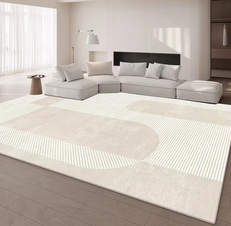 新款艺术仿羊绒加厚加密无胶无甲醛软糯亲肤舒适可擦卧室客厅地毯