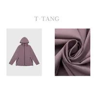 FL秋季高品质锦纶平纹四面弹面料休闲时尚透气连帽卫衣【6263】