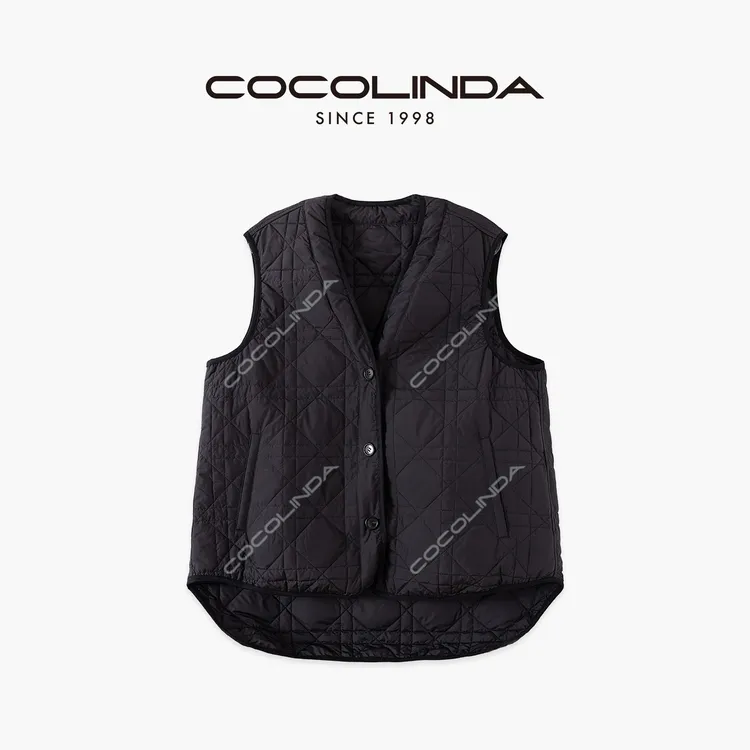 COCOLINDA| 奥风90白鸭绒羽绒马甲Y2977