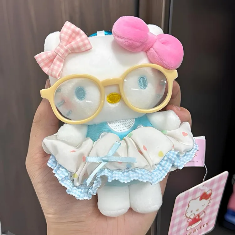 正版夏日HelloKitty蛋糕裙可爱包包挂件diy毛绒玩偶钥匙扣生日礼