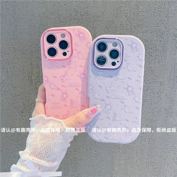 金属小胖妹适用苹果17/iPhone/华为荣耀/VIVO/OPPO/小米手机壳潮