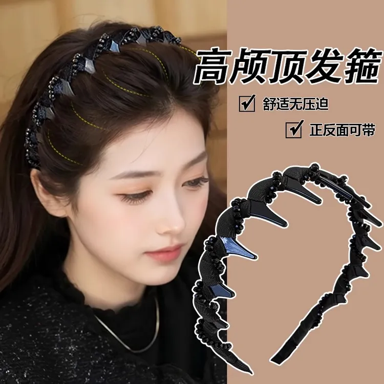 路易斯巴黎王妃发箍女2025新款蓬松高颅顶发卡外出百搭不卡头头箍