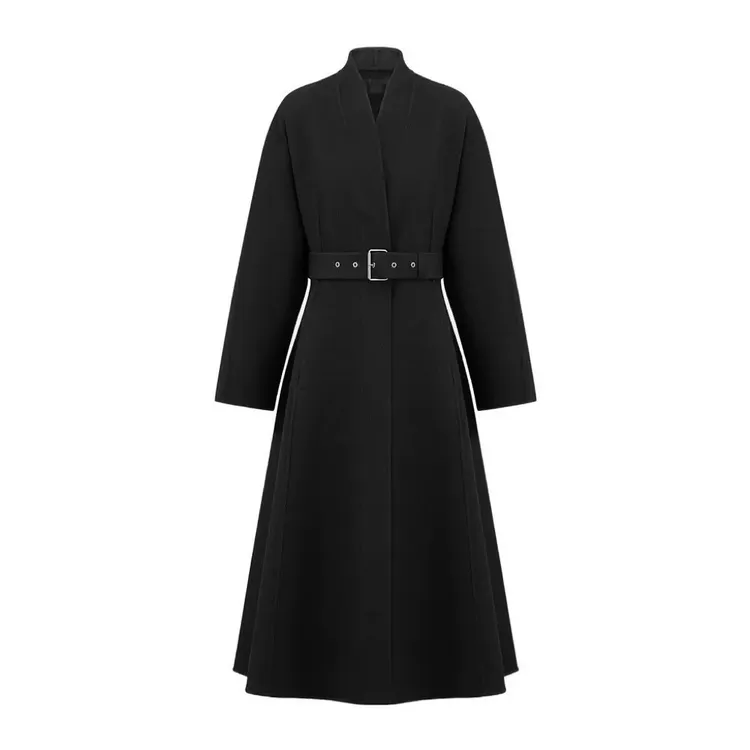 陈妍君【D 家双面羊绒羊毛腰带款收腰大衣外套】CYJ-TTO124-T222