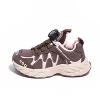 L.儿童冬季新款魔术贴二棉加绒厚底户外休闲鞋8383