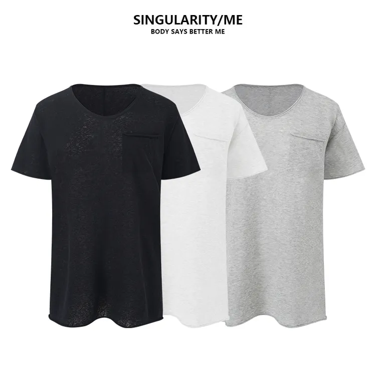 Singularity Me 老钱风腔调亚麻休闲宽松女显瘦针织T恤 6A 25441