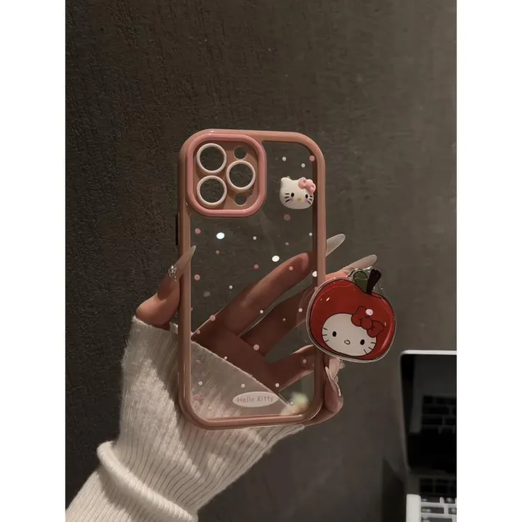 适用苹果16promax手机壳iPhone15奶油华为p80荣耀小米15波点kitty