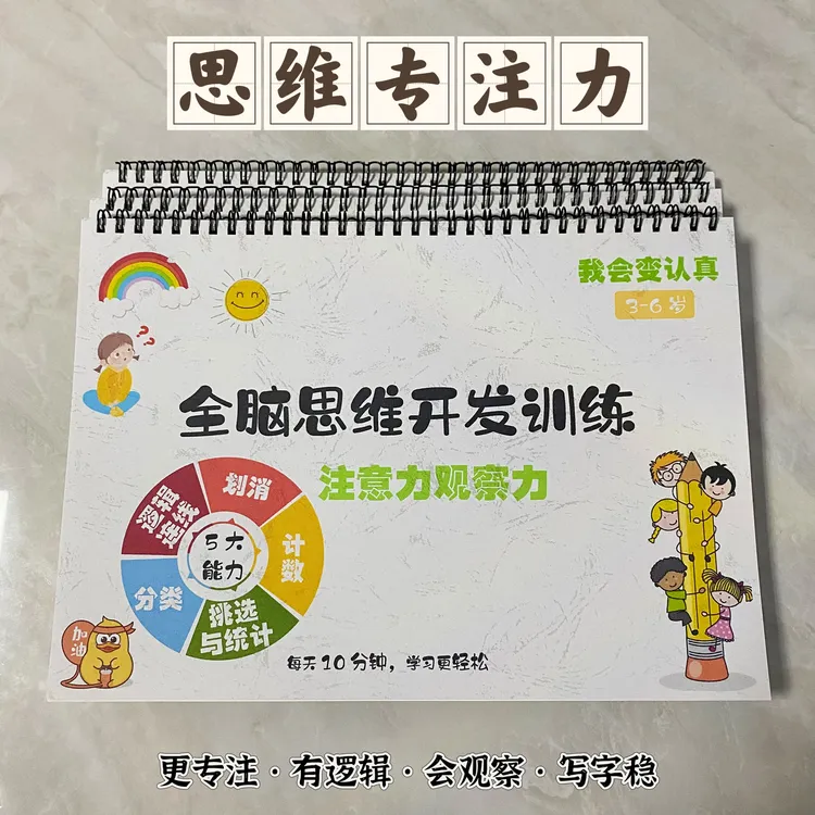 逻辑思维训练专注力教具早教自闭语言迟缓教写字发育落后益智干预