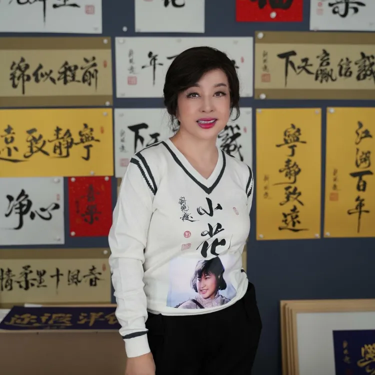 刘晓庆同款《小花》针织衫