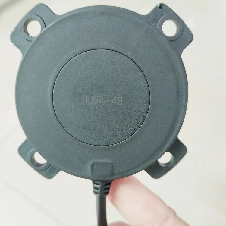 48脉冲电动汽车编码器四轮速度传感器霍尔交流电机编码器四孔固定