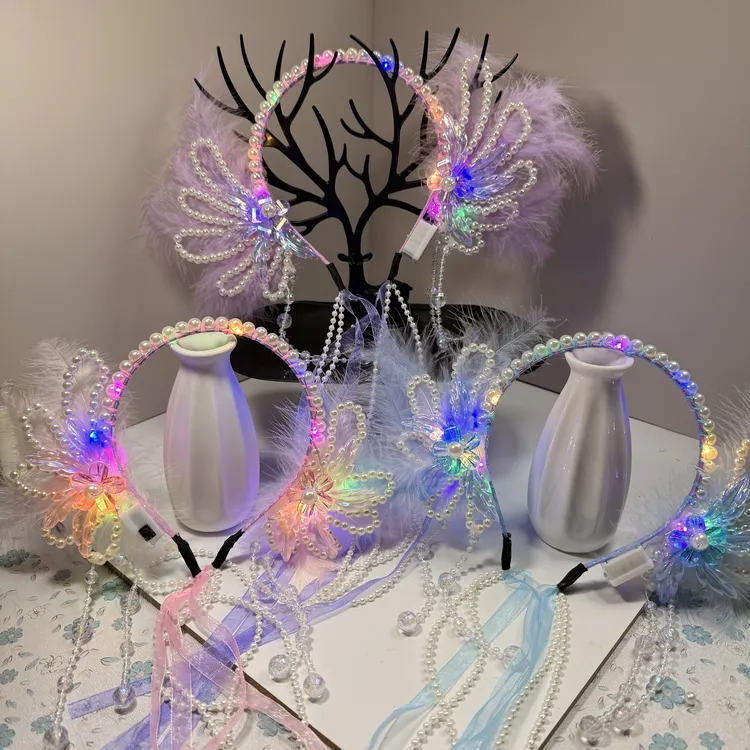 【班班精选】天使之翼发箍精美发箍发饰手工diy制作材料