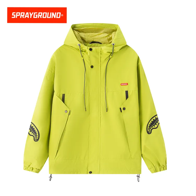 SPRAYGROUND鲨鱼嘴夹克冬季潮流连帽宽松美式休闲时尚GC WE141105