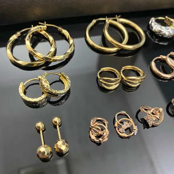 新品/双12/18k耳饰 耳骨 耳圈 耳线