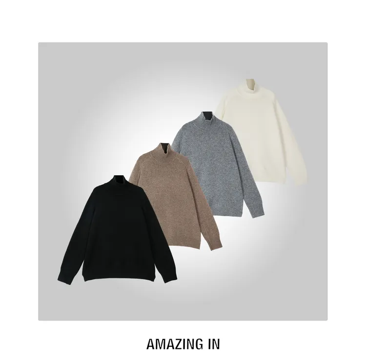 AMAZING IN | 羊毛x羊绒 | 16支双股套头毛衣A251112-AI5ADSW2543