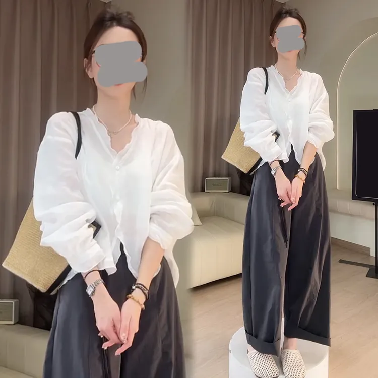 香朵儿时尚洋气套装2025夏季新款气质显瘦好看防晒开衫上衣休闲裤