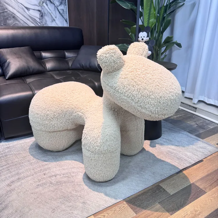 （凡哥专属）网红万向轮超大号小马凳滑轮创意可爱简约家用卧室轻奢儿童凳子